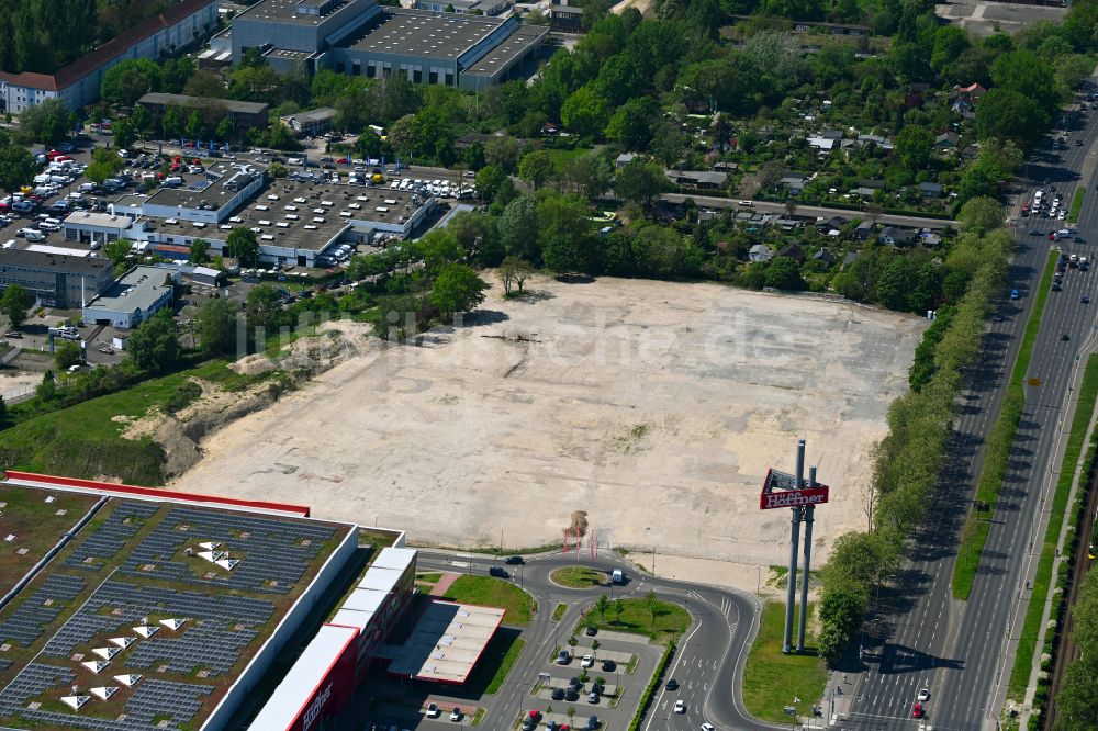 Berlin von oben - Entwicklungsgebiet der Industriebrache im Ortsteil Lichtenberg in Berlin, Deutschland