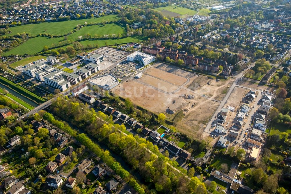 Luftbild Hamm - Entwicklungsgebiet der Industriebrache Paracelsuspark und Bauprojekt Science Quarter SCI:Q in Hamm im Bundesland Nordrhein-Westfalen