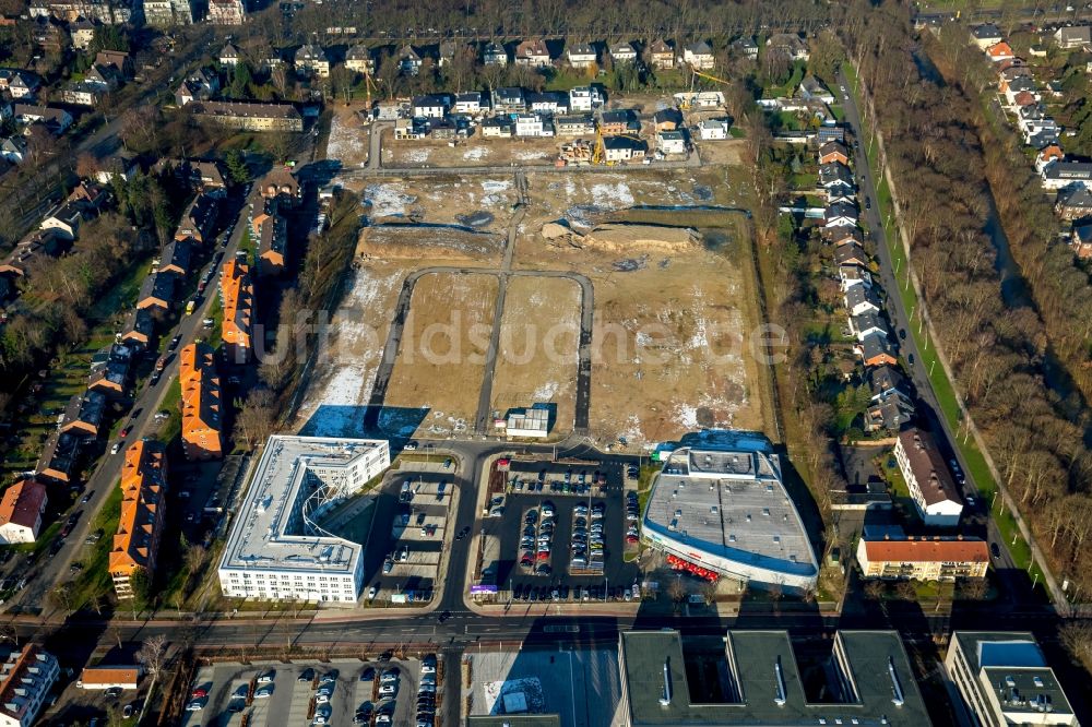 Luftaufnahme Hamm - Entwicklungsgebiet der Industriebrache Paracelsuspark in Hamm im Bundesland Nordrhein-Westfalen