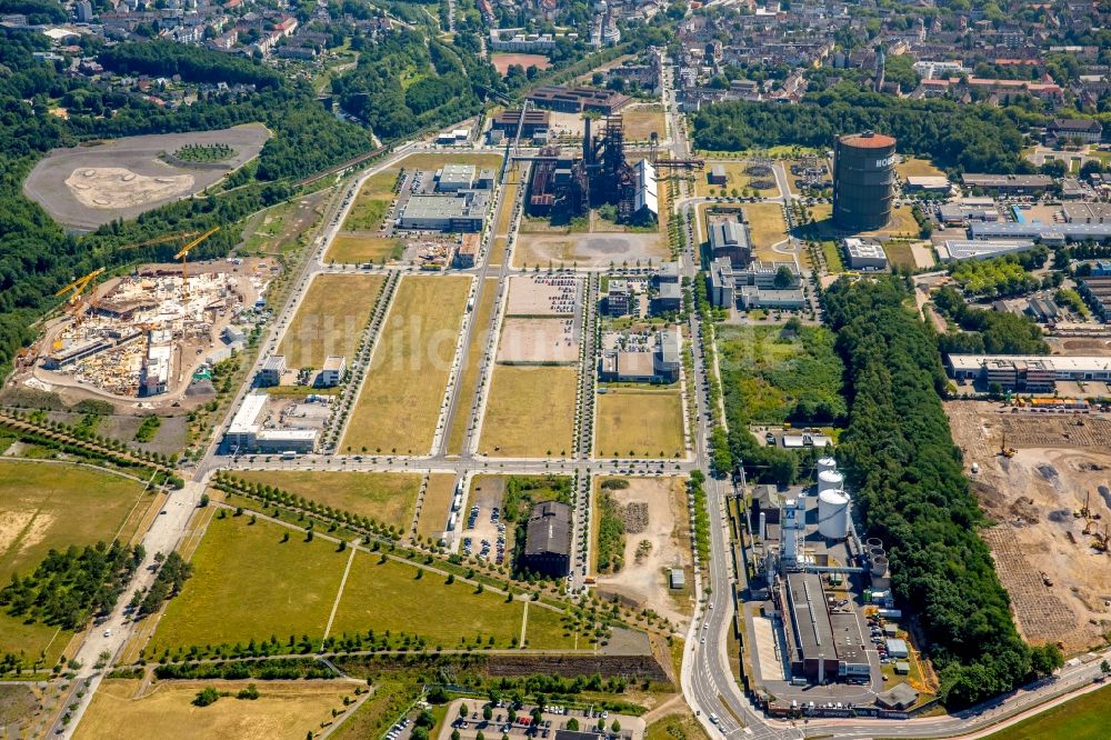 Dortmund von oben - Entwicklungsgebiet der Industriebrache Phönix-West im Ortsteil Hörde in Dortmund im Bundesland Nordrhein-Westfalen