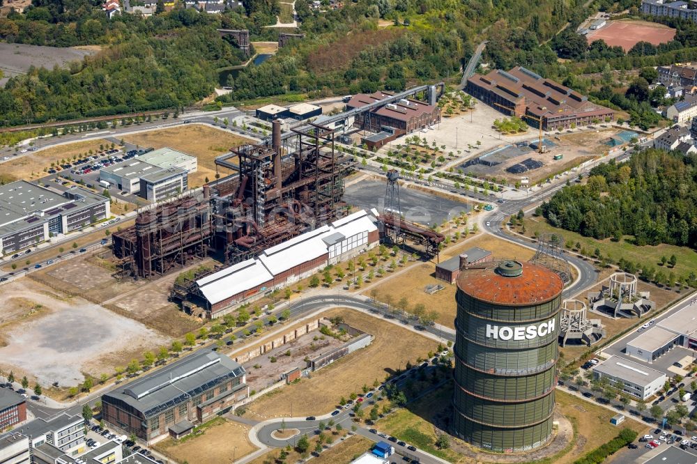 Luftaufnahme Dortmund - Entwicklungsgebiet der Industriebrache Phönix-West im Ortsteil Hörde in Dortmund im Bundesland Nordrhein-Westfalen