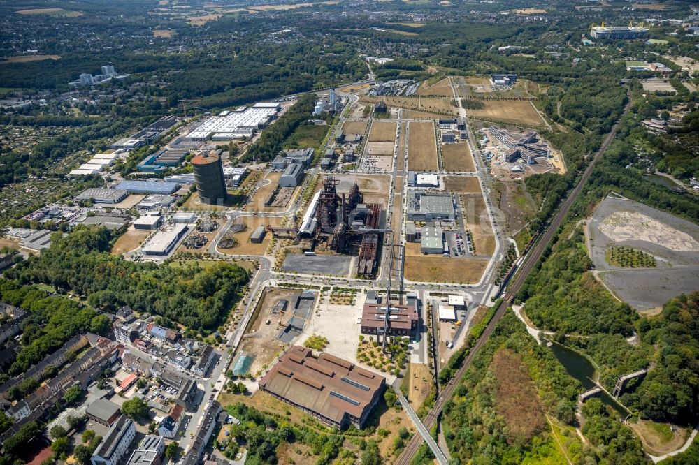 Luftaufnahme Dortmund - Entwicklungsgebiet der Industriebrache Phönix-West im Ortsteil Hörde in Dortmund im Bundesland Nordrhein-Westfalen