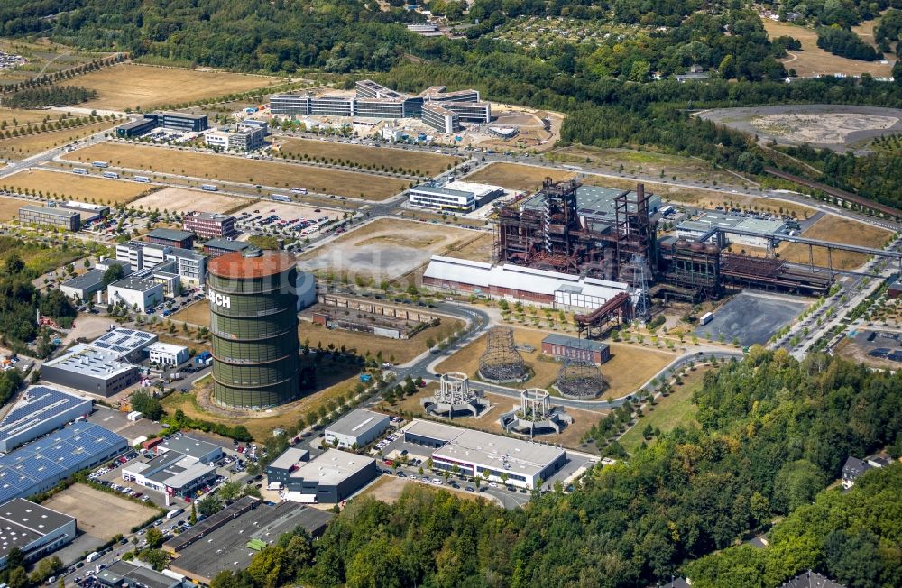 Luftaufnahme Dortmund - Entwicklungsgebiet der Industriebrache Phönix-West im Ortsteil Hörde in Dortmund im Bundesland Nordrhein-Westfalen