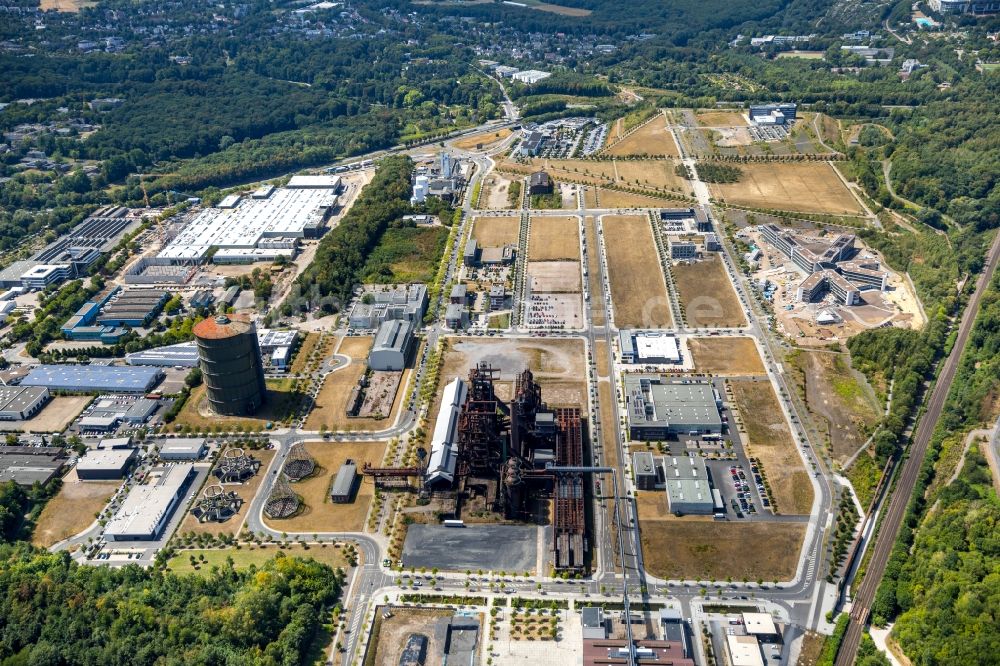 Dortmund von oben - Entwicklungsgebiet der Industriebrache Phönix-West im Ortsteil Hörde in Dortmund im Bundesland Nordrhein-Westfalen