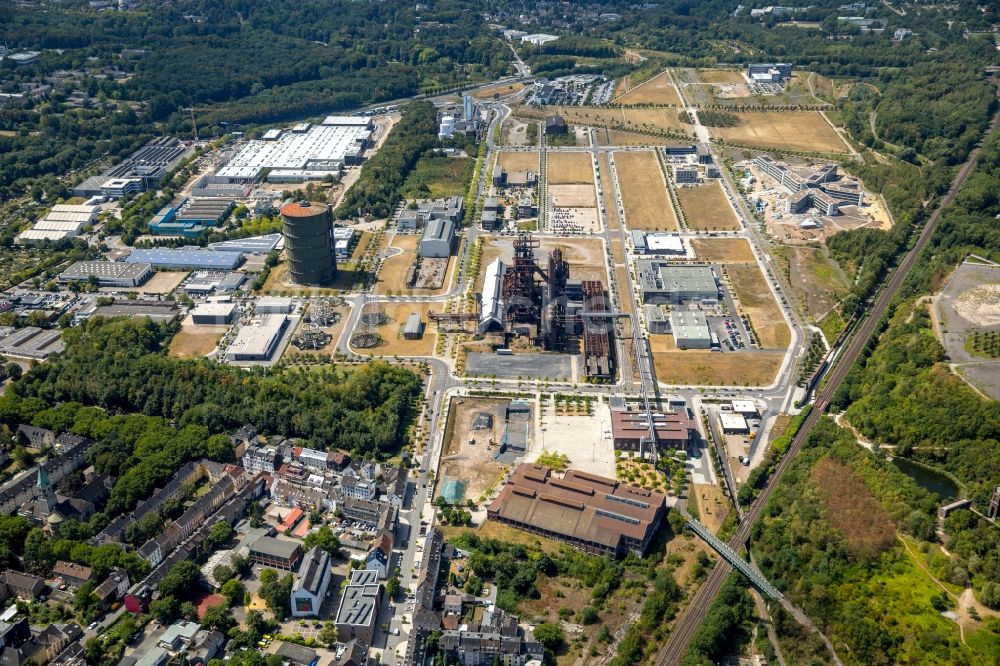 Dortmund von oben - Entwicklungsgebiet der Industriebrache Phönix-West im Ortsteil Hörde in Dortmund im Bundesland Nordrhein-Westfalen