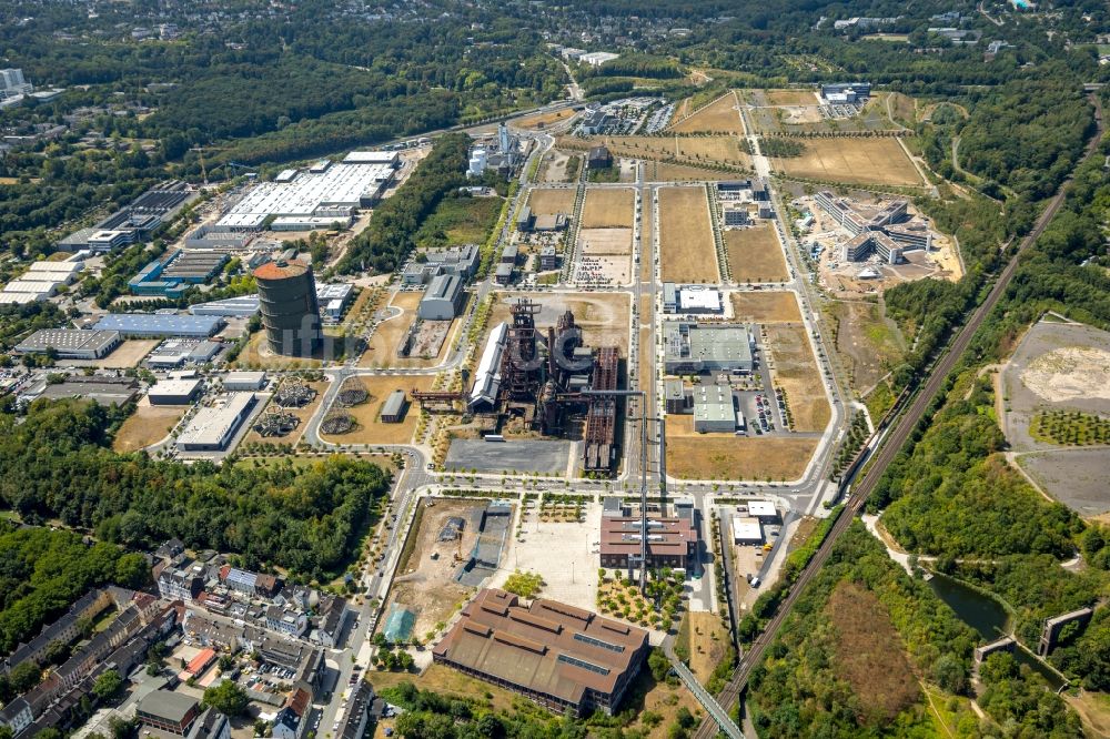 Luftbild Dortmund - Entwicklungsgebiet der Industriebrache Phönix-West im Ortsteil Hörde in Dortmund im Bundesland Nordrhein-Westfalen