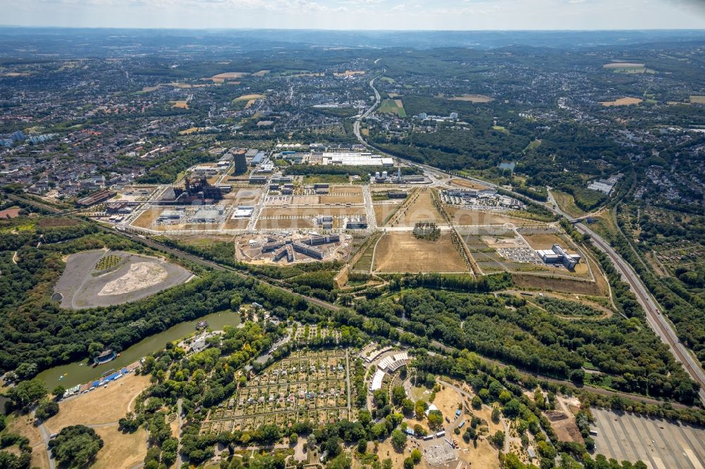 Dortmund von oben - Entwicklungsgebiet der Industriebrache Phönix-West im Ortsteil Hörde in Dortmund im Bundesland Nordrhein-Westfalen