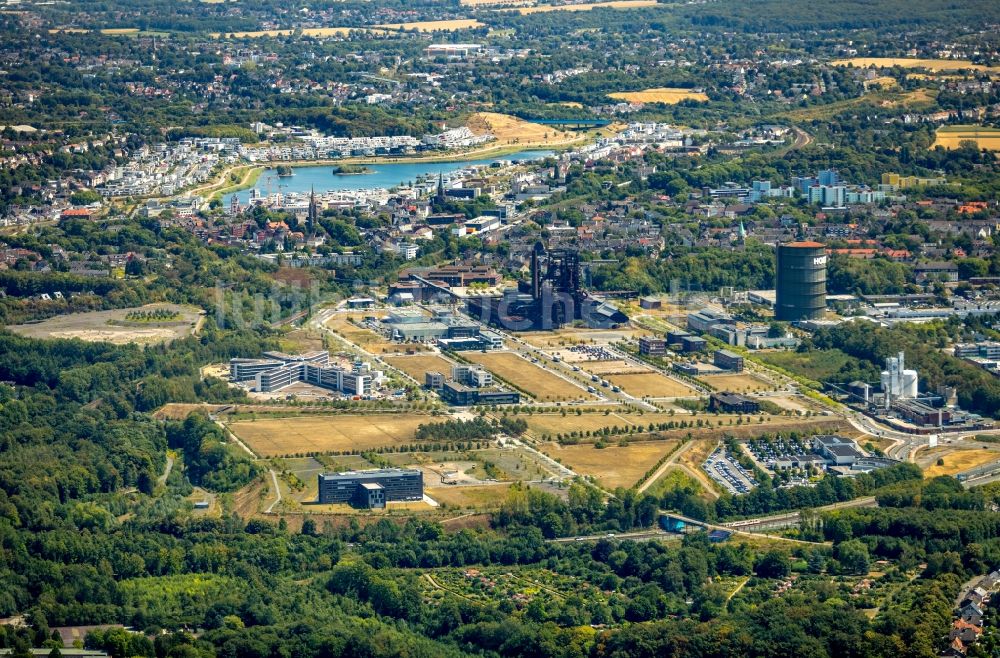 Luftbild Dortmund - Entwicklungsgebiet der Industriebrache Phönix-West im Ortsteil Hörde in Dortmund im Bundesland Nordrhein-Westfalen