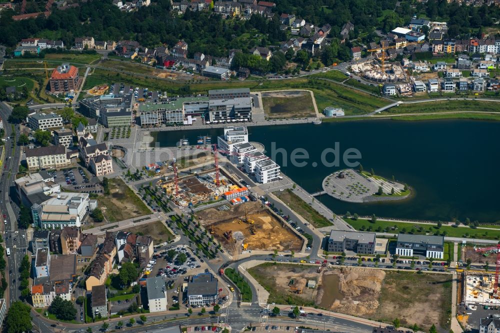 Luftaufnahme Dortmund - Entwicklungsgebiet der Industriebrache Phoenix See in Dortmund im Bundesland Nordrhein-Westfalen