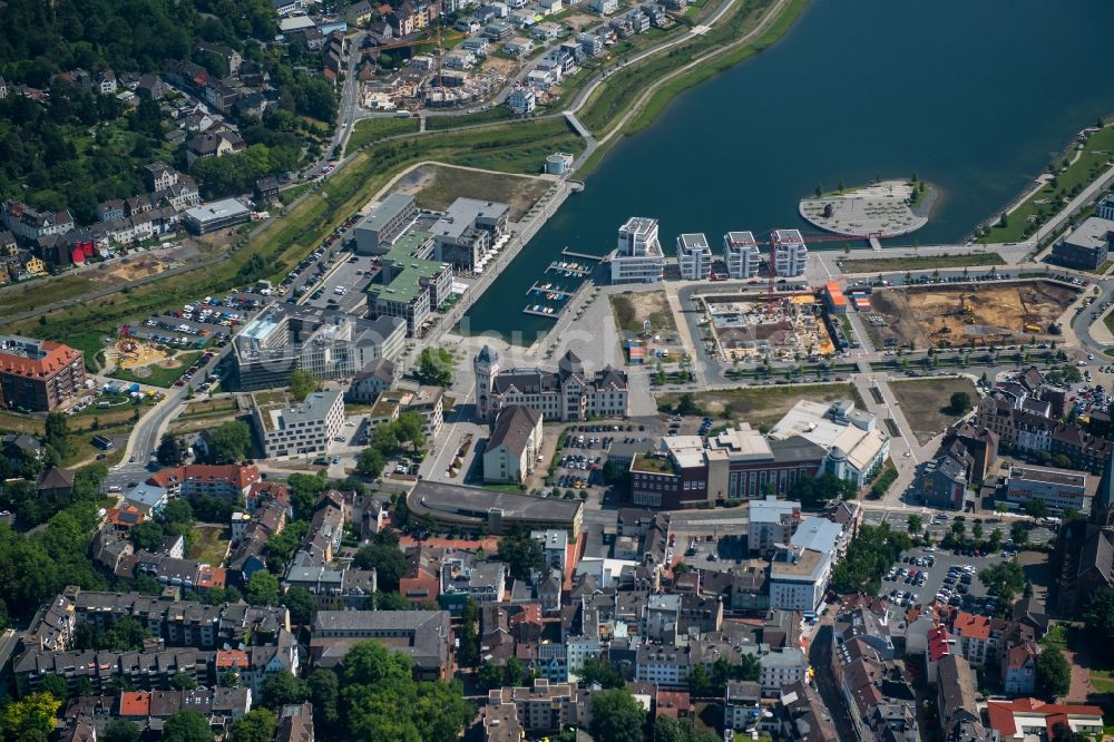 Luftaufnahme Dortmund - Entwicklungsgebiet der Industriebrache Phoenix See in Dortmund im Bundesland Nordrhein-Westfalen