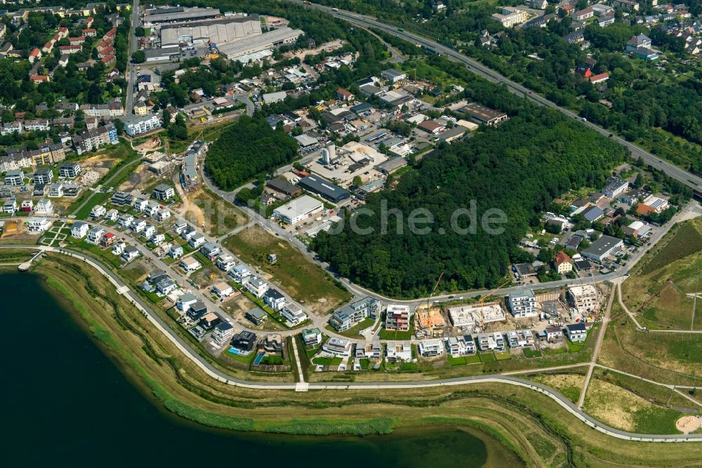 Luftbild Dortmund - Entwicklungsgebiet der Industriebrache Phoenix See in Dortmund im Bundesland Nordrhein-Westfalen