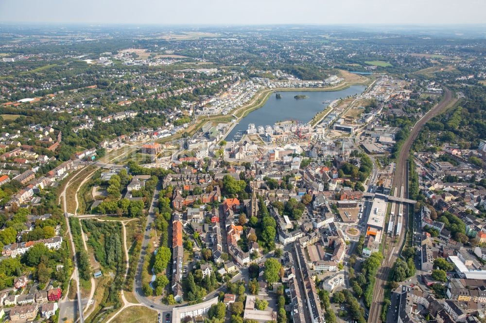 Luftaufnahme Dortmund - Entwicklungsgebiet der Industriebrache Phoenix See in Dortmund im Bundesland Nordrhein-Westfalen