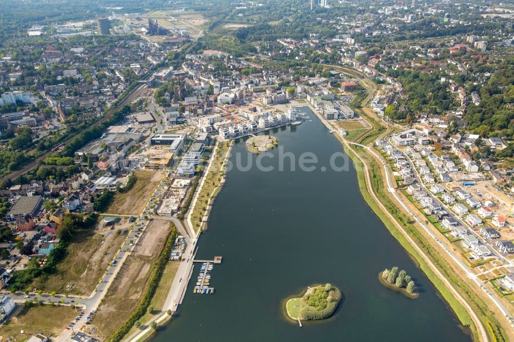 Luftaufnahme Dortmund - Entwicklungsgebiet der Industriebrache Phoenix See in Dortmund im Bundesland Nordrhein-Westfalen