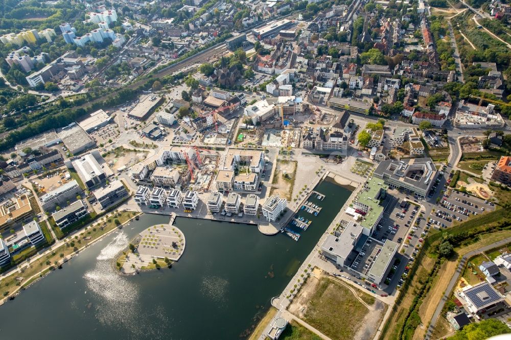 Luftbild Dortmund - Entwicklungsgebiet der Industriebrache Phoenix See in Dortmund im Bundesland Nordrhein-Westfalen