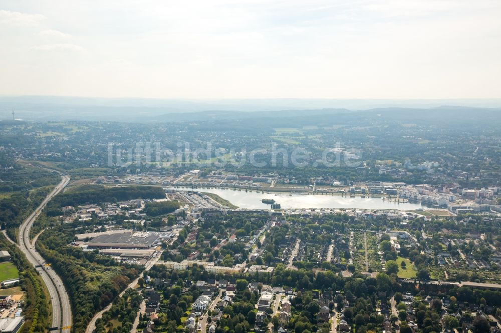 Luftaufnahme Dortmund - Entwicklungsgebiet der Industriebrache Phoenix See in Dortmund im Bundesland Nordrhein-Westfalen