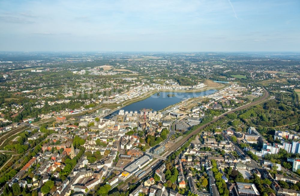 Luftbild Dortmund - Entwicklungsgebiet der Industriebrache Phoenix See in Dortmund im Bundesland Nordrhein-Westfalen