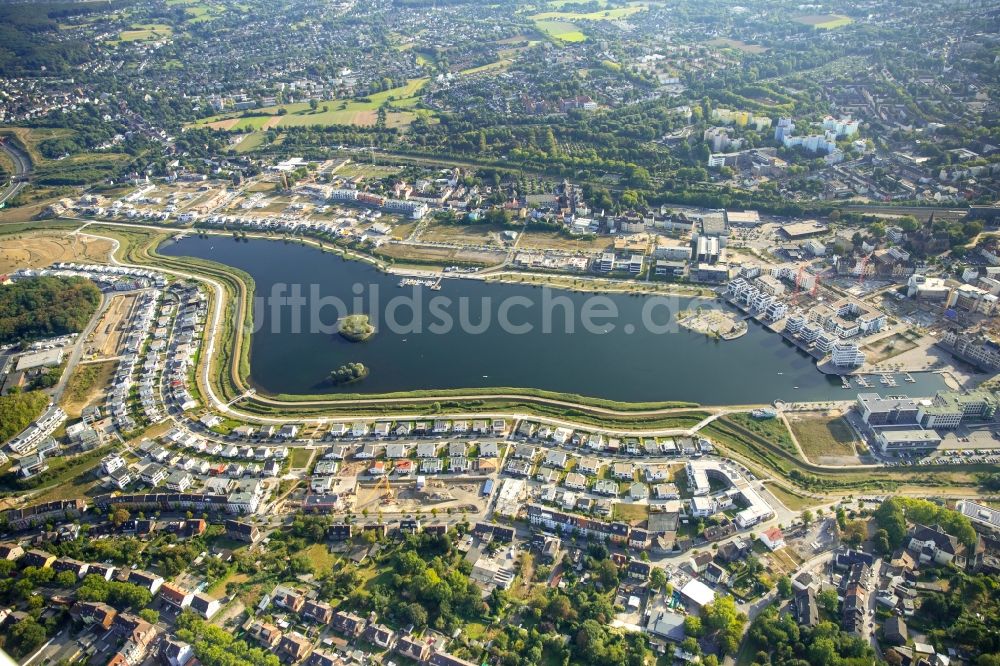 Luftbild Dortmund - Entwicklungsgebiet der Industriebrache Phoenix See in Dortmund im Bundesland Nordrhein-Westfalen