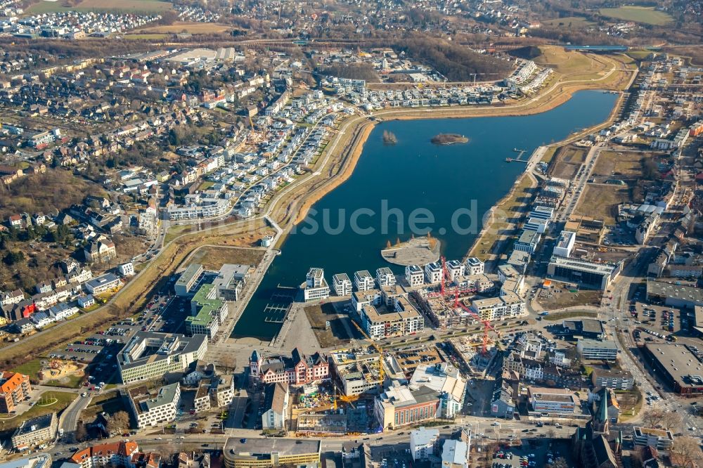 Luftbild Dortmund - Entwicklungsgebiet der Industriebrache Phoenix See in Dortmund im Bundesland Nordrhein-Westfalen