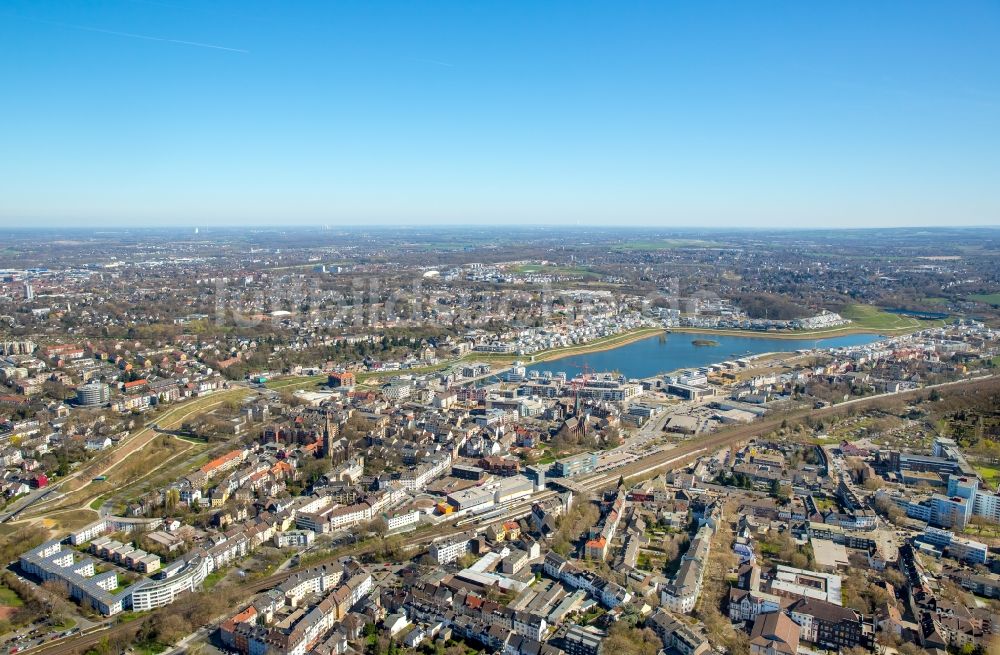 Luftaufnahme Dortmund - Entwicklungsgebiet der Industriebrache Phoenix See in Dortmund im Bundesland Nordrhein-Westfalen