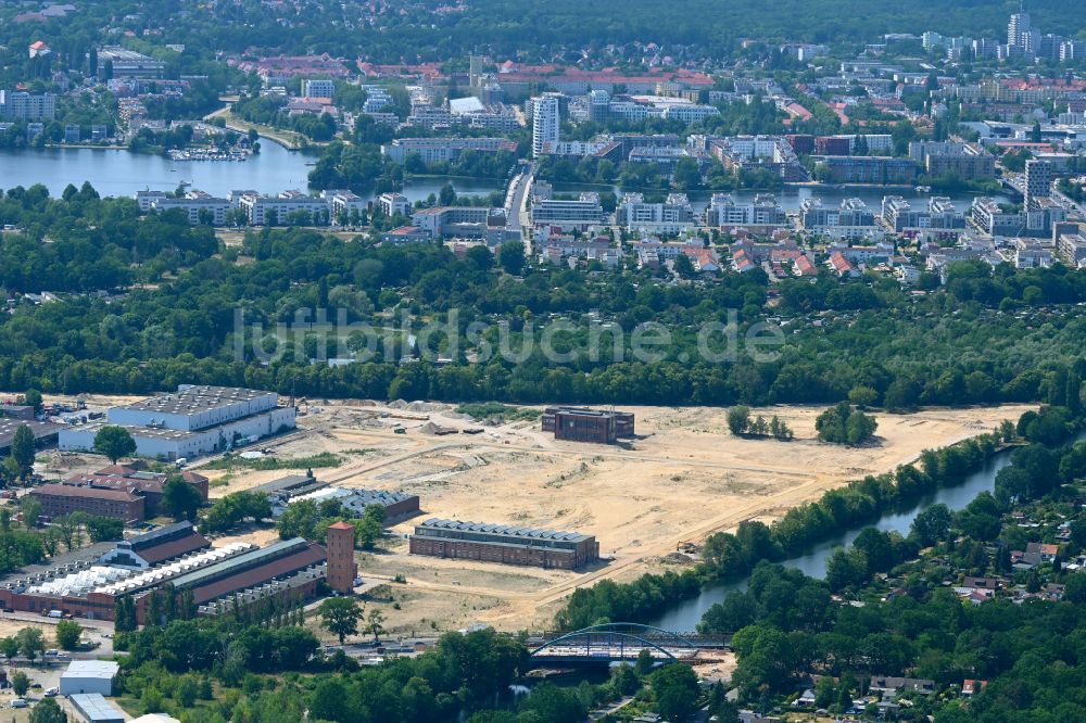 Luftaufnahme Berlin - Entwicklungsgebiet der Industriebrache Siemensstadt Square in Berlin, Deutschland