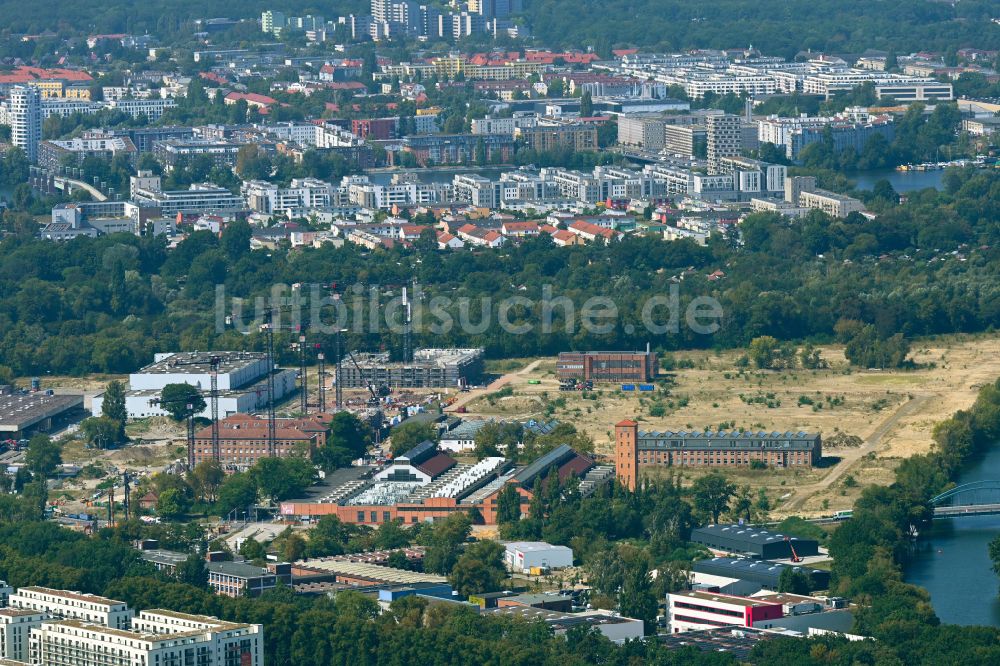 Luftaufnahme Berlin - Entwicklungsgebiet der Industriebrache Siemensstadt Square in Berlin, Deutschland