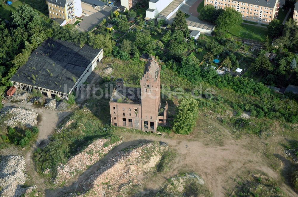 Luftbild Magdeburg - Entwicklungsgebiet der Industriebrache am Sudturm in der Sieverstorstraße im Ortsteil Alte Neustadt in Magdeburg im Bundesland Sachsen-Anhalt, Deutschland