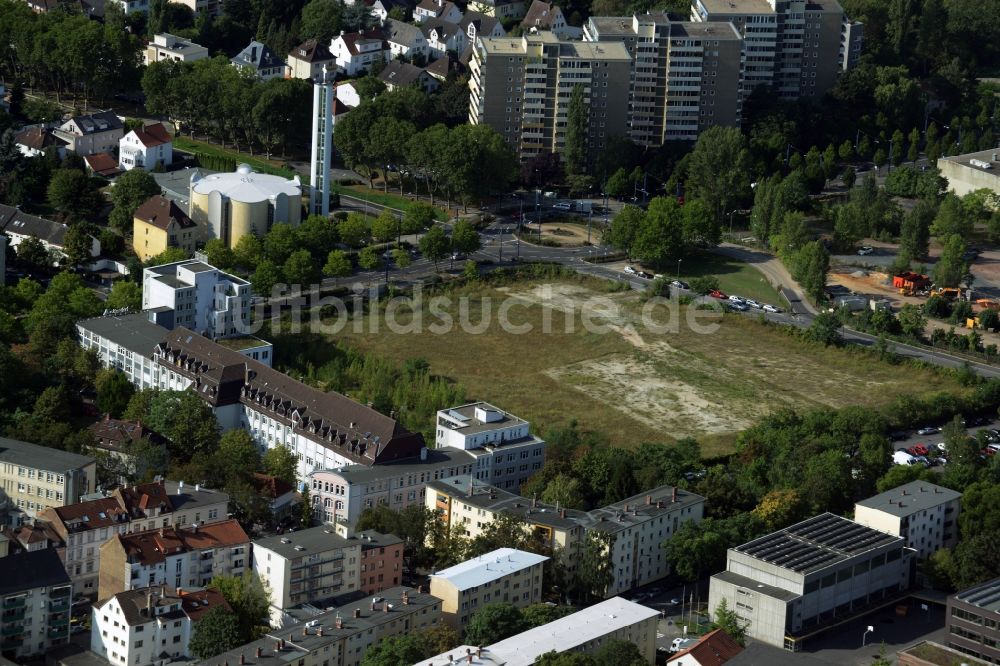 Luftbild Offenbach am Main - Entwicklungsgebiet der Industriebrache zum Stadtquartier Kaiserlei Quartier der CG- Gruppe in Offenbach am Main im Bundesland Hessen