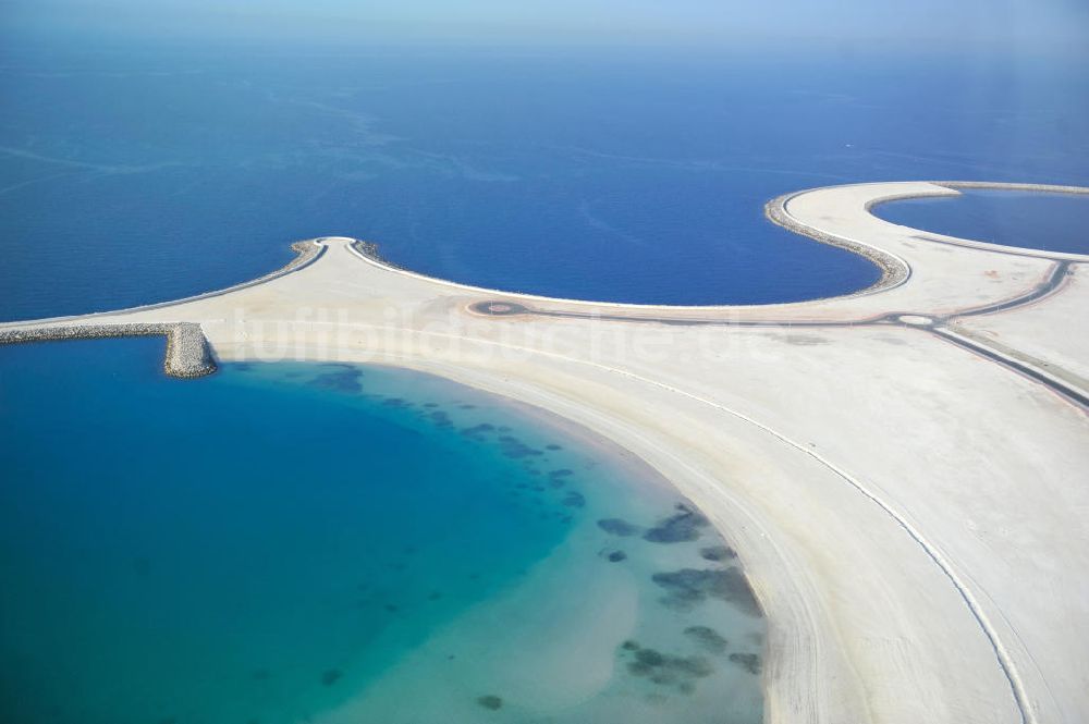 Ras Al Khaimah aus der Vogelperspektive: Entwicklungsgebiet Al Marjan Island in Ras Al Khaimah