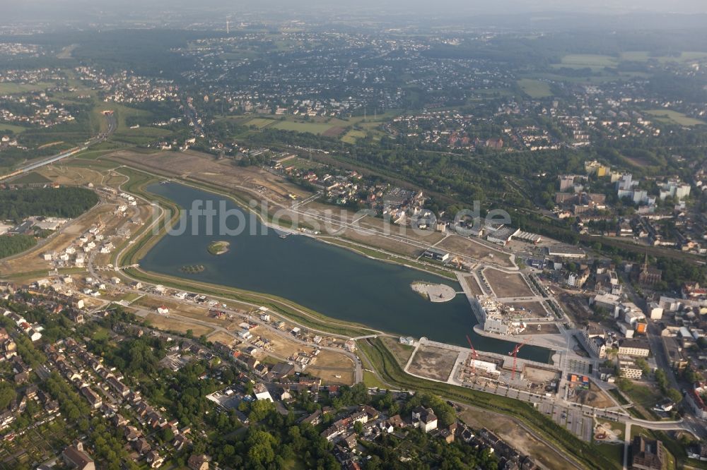 Luftaufnahme Dortmund - Entwicklungsgebiet Phoenix-See in Dortmund - Hörde auf ehemaliger Industriebrache