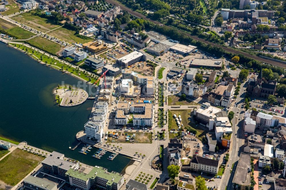 Luftaufnahme Dortmund - Entwicklungsgebiet Phoenix-See in Dortmund - Hörde auf ehemaliger Industriebrache