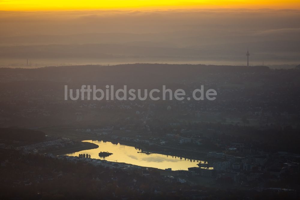 Luftbild Dortmund - Entwicklungsgebiet Phoenix-See in Dortmund - Hörde auf ehemaliger Industriebrache