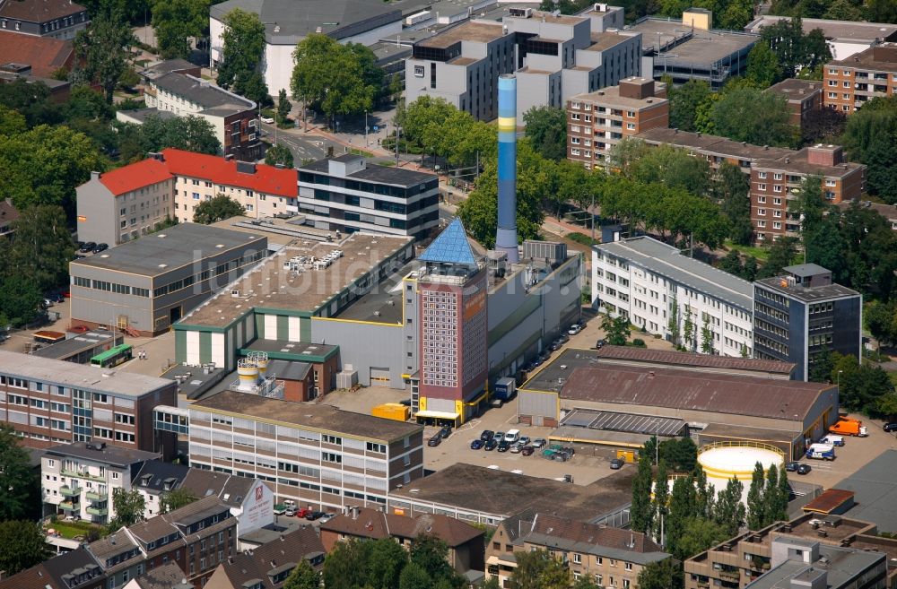 Oberhausen von oben - ENVO - Heizktaftwerk in Oberhausen im Bundesland Nordrhein-Westfalen