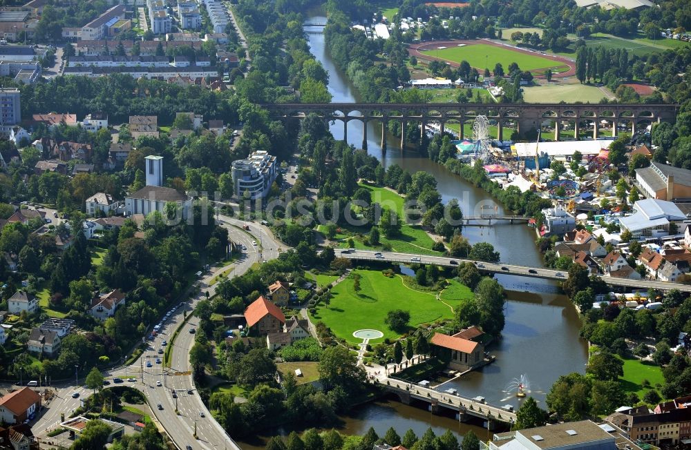 Luftbild Bietigheim-Bissingen - Enz in Bietigheim-Bissingen im Bundesland Baden-Württemberg