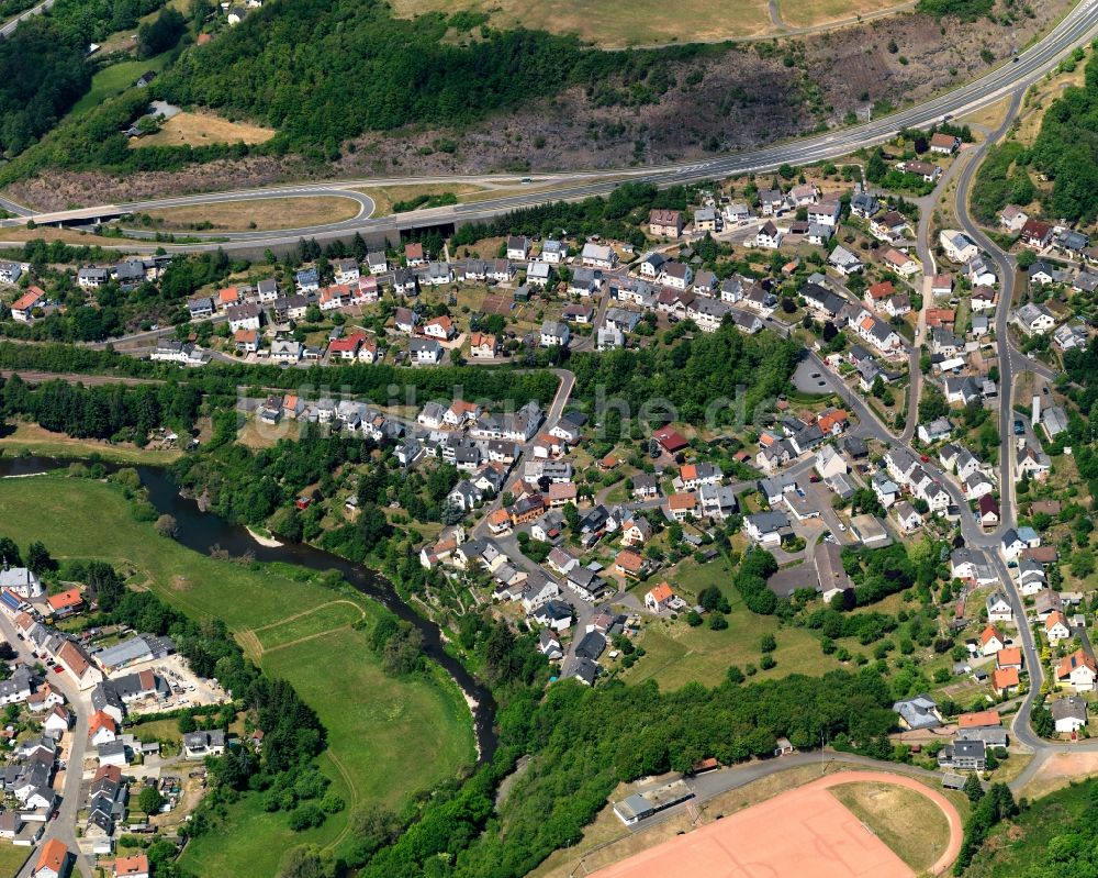 Luftbild Idar-Oberstein - Enzweiler in Idar-Oberstein im Bundesland Rheinland-Pfalz