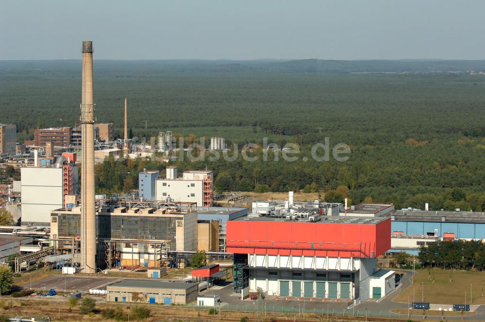 Premnitz aus der Vogelperspektive: E.ON Müllverbrennungsanlage / Heizkraftwerk in Premnitz