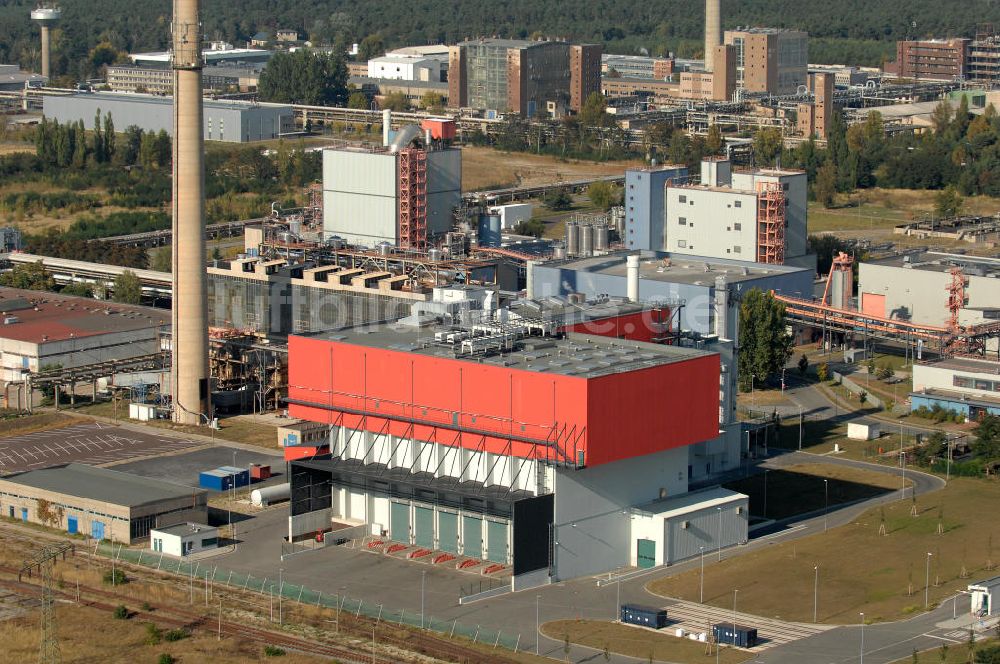 Premnitz aus der Vogelperspektive: E.ON Müllverbrennungsanlage / Heizkraftwerk in Premnitz