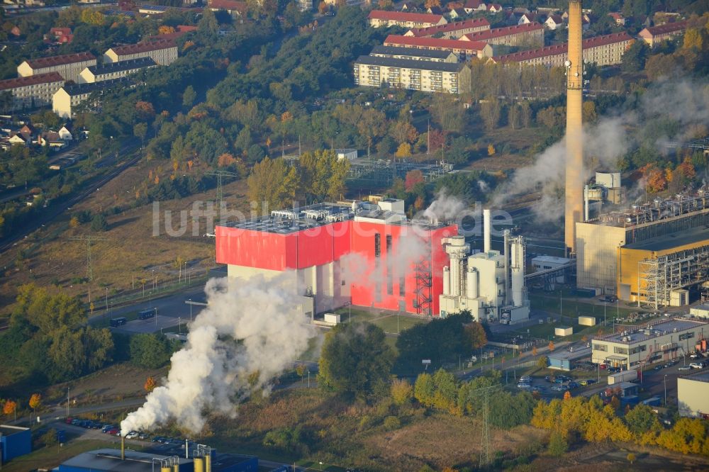 Luftbild Premnitz - E.ON Müllverbrennungsanlage / Heizkraftwerk in Premnitz im Bundesland Brandenburg