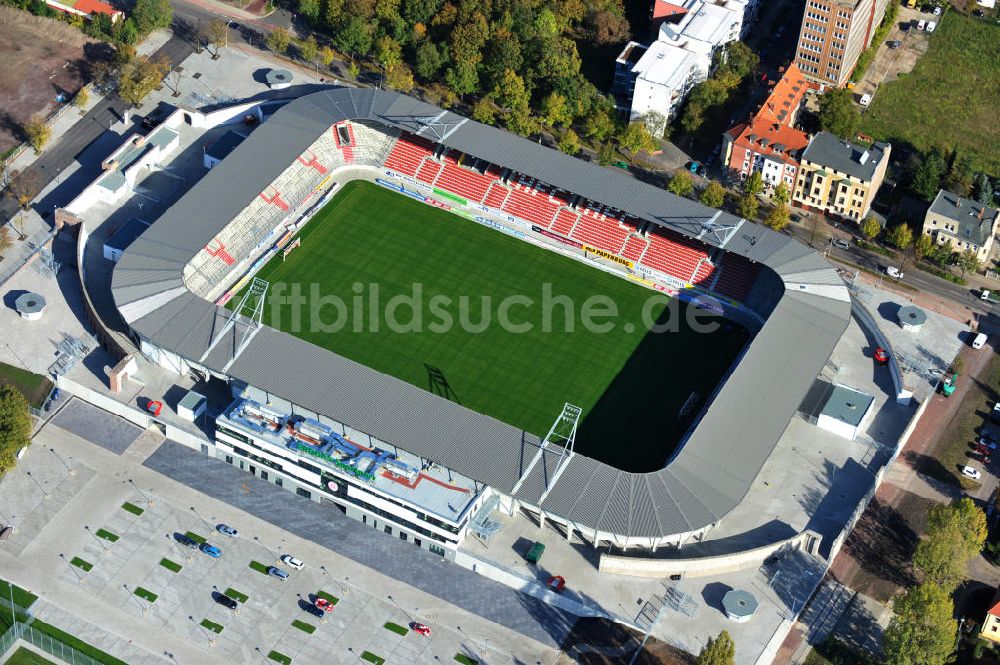 Luftaufnahme Halle / Saale - Erdgas Sportpark Halle / Saale