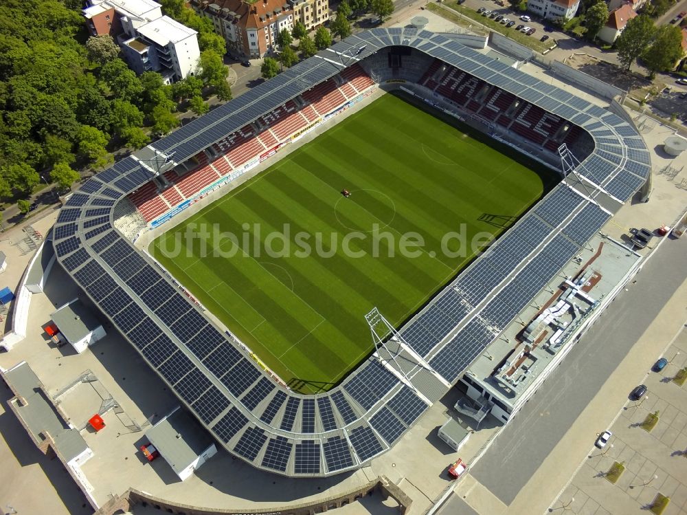 Luftbild Halle (Saale) - ERDGAS Sportpark in Halle ( Saale ) im Bundesland Sachsen-Anhalt