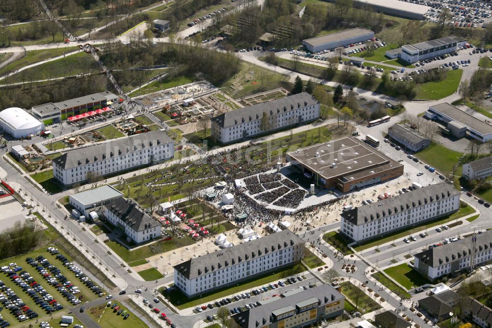 Luftbild Hemer - Eröffnung der Landesgartenschau in Hemer