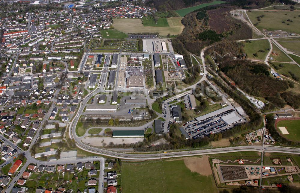 Luftbild Hemer - Eröffnung der Landesgartenschau in Hemer