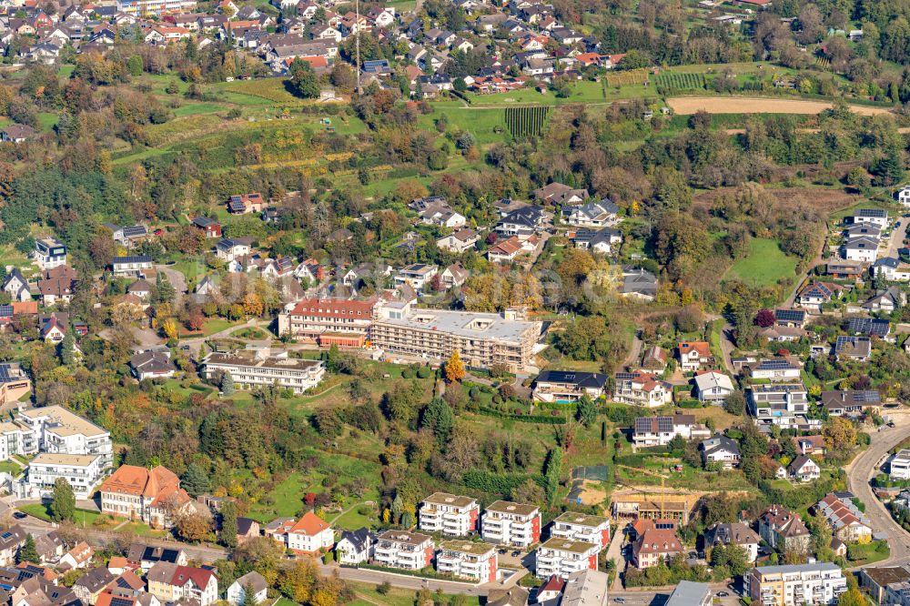 Luftbild Ettenheim - Ergänzungsbau am Klinikgelände des Krankenhauses Kreiskrankenhaus Ortenauklinik in Ettenheim im Bundesland Baden-Württemberg, Deutschland