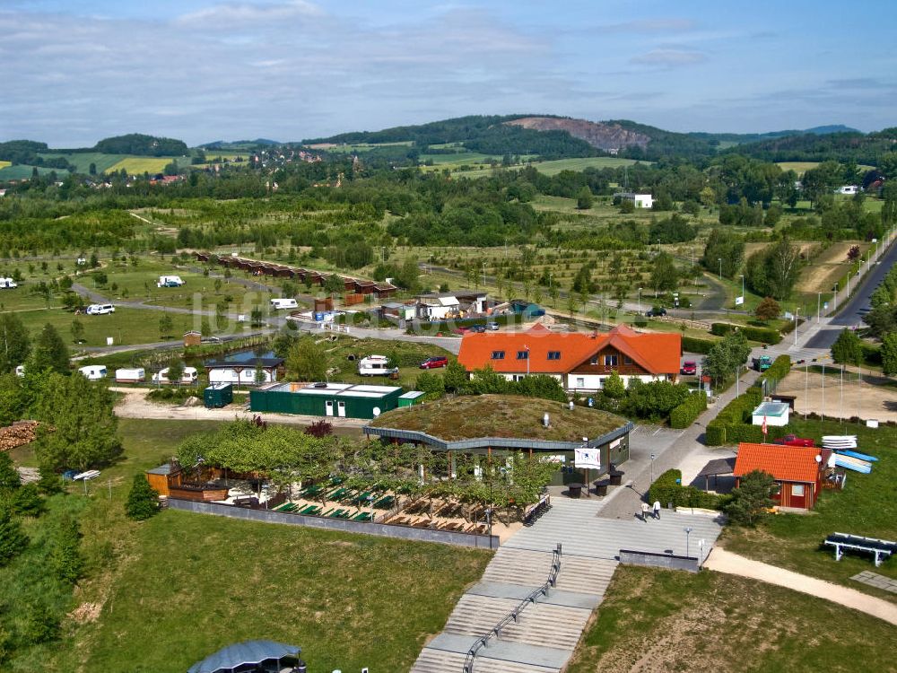 Luftaufnahme Olbersdorf - Erholungsgebiet Freizeitoase Olbersdorfer See in der Oberlausitz