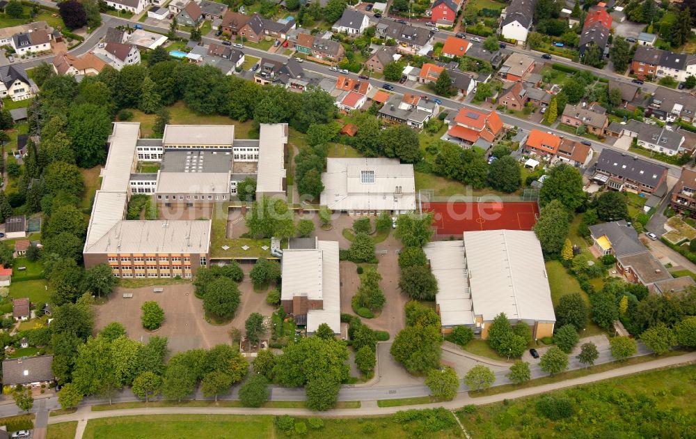 Herne aus der Vogelperspektive: Erich-Fried-Gesamtschule in Herne im Bundesland Nordrhein-Westfalen