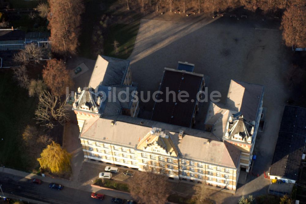 Altenburg von oben - Erich-Mäder-Regelschule in Altenburg