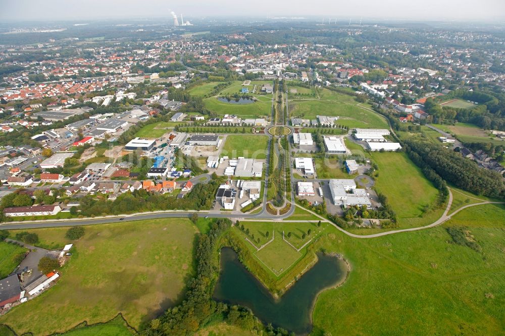 Castrop-Rauxel von oben - Erin-Park in Castrop-Rauxel im Bundesland Nordrhein-Westfalen