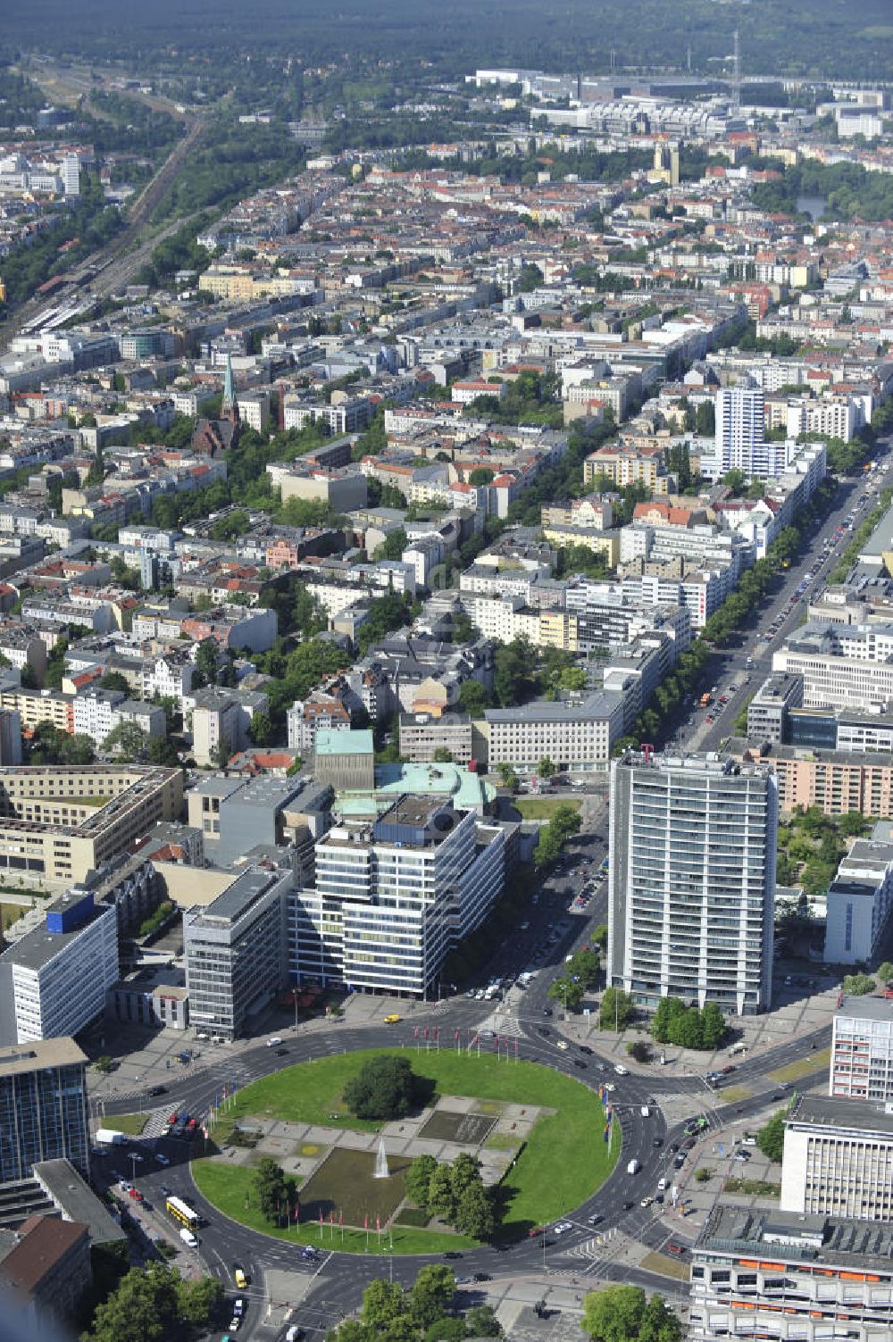 Berlin von oben - Ernst-Reuter-Platz in Charlottenburg in Berlin