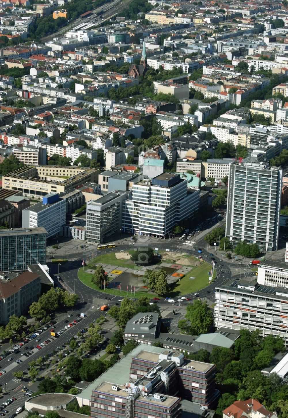 Berlin von oben - Ernst-Reuter-Platz im Innenstadt- Zentrum in Berlin