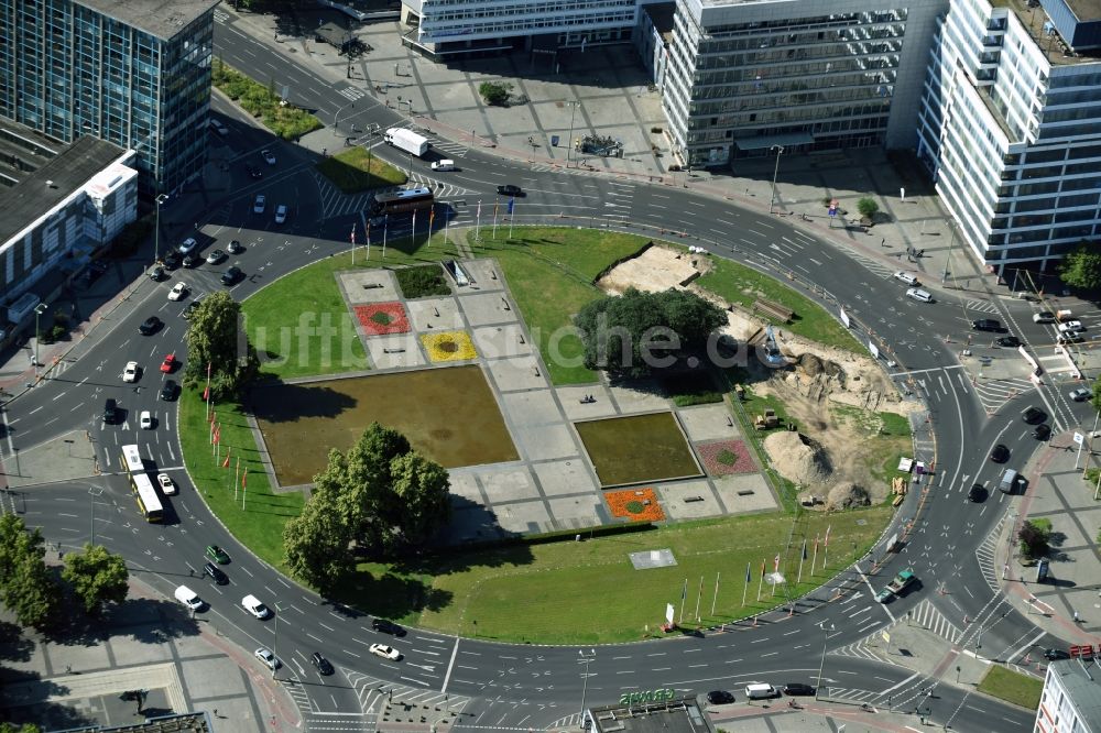 Berlin von oben - Ernst-Reuter-Platz im Innenstadt- Zentrum in Berlin