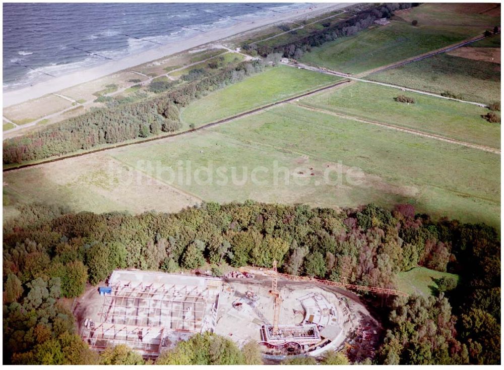 Luftaufnahme Graal-Müritz / Mecklenburg Vorpommern - Errichtung eines Hotel-Komplexes am Strand von Graal-Müritz